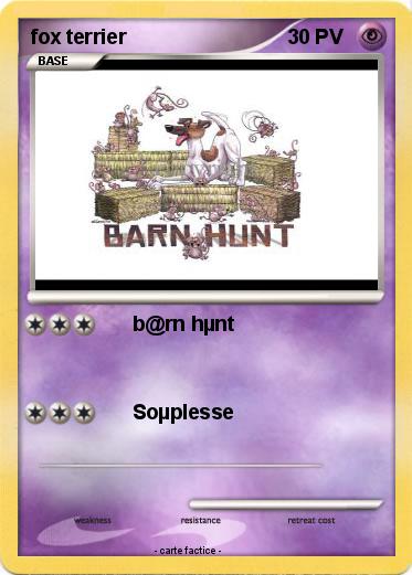 Pokemon fox terrier