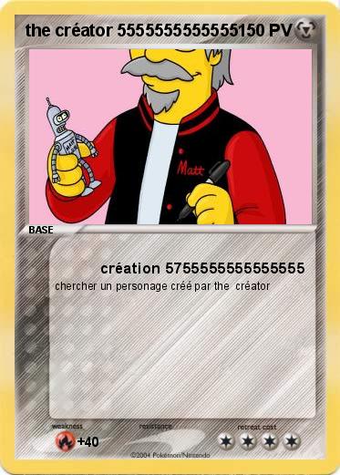 Pokemon the créator 5555555555555