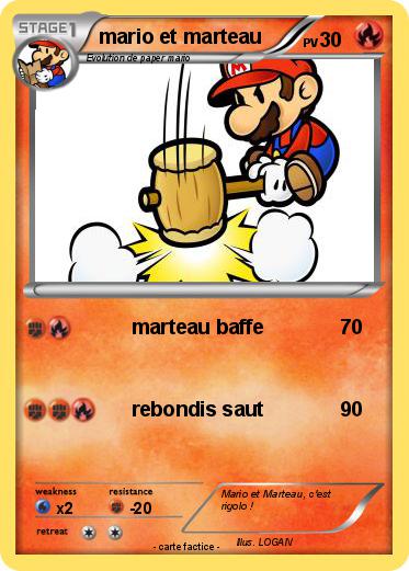 Pokemon mario et marteau