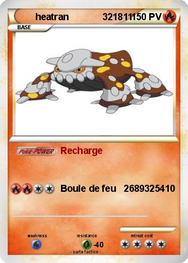 Pokemon heatran             321811