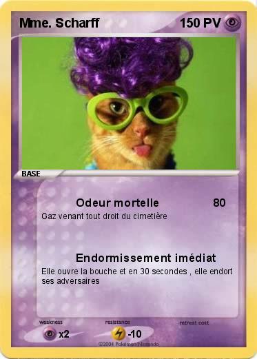 Pokemon Mme. Scharff