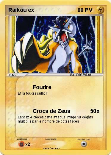 Pokemon Raikou ex
