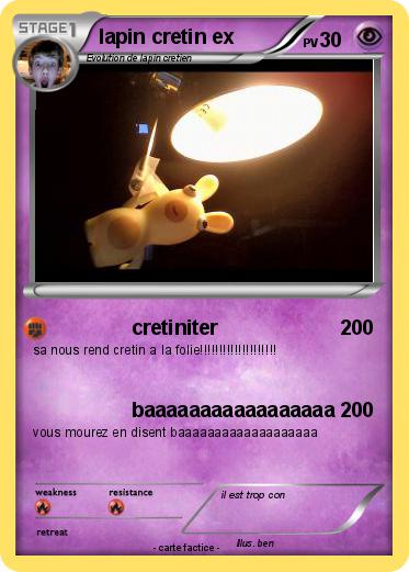 Pokemon lapin cretin ex