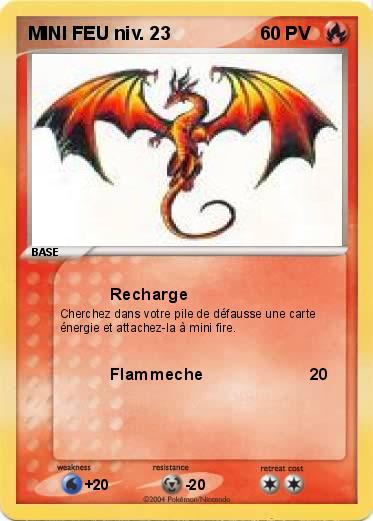 Pokemon MINI FEU niv. 23