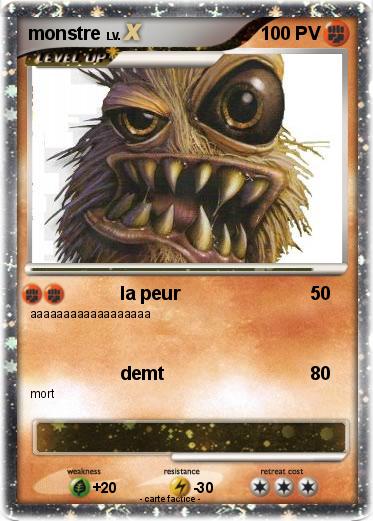 Pokemon monstre