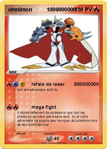 Pokemon omnimon          1000000000