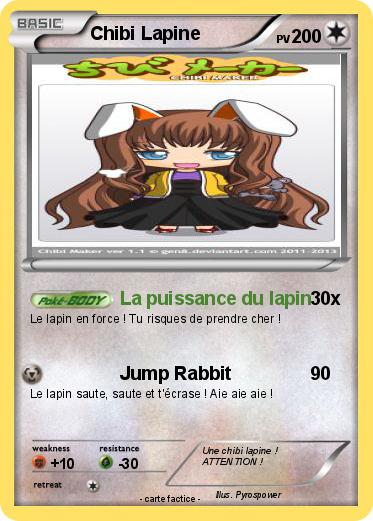 Pokemon Chibi Lapine