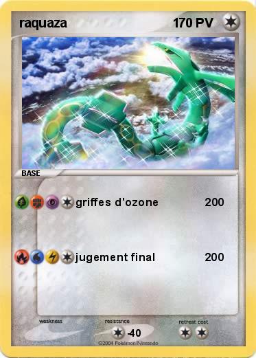 Pokemon raquaza                              1
