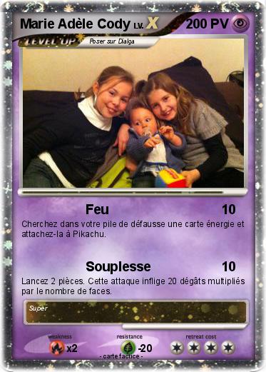 Pokemon Marie Adèle Cody