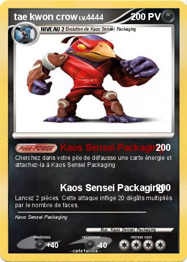 Pokemon tae kwon crow