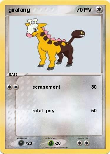 Pokemon girafarig