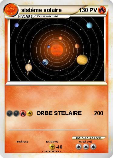 Pokemon sistème solaire