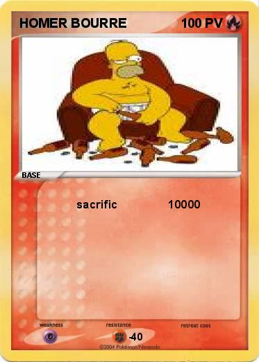Pokemon HOMER BOURRE