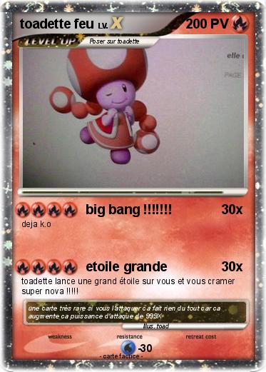 Pokemon toadette feu