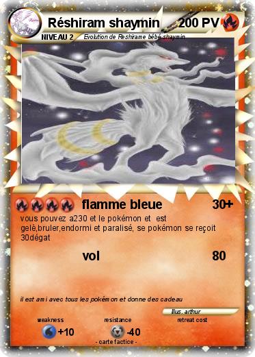 Pokemon Réshiram shaymin