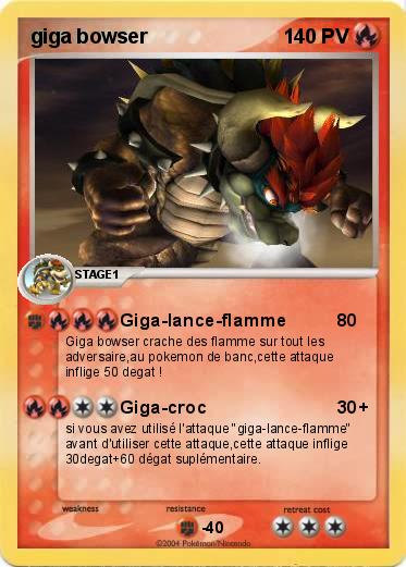Pokemon giga bowser