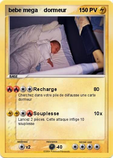 Pokemon bebe mega    dormeur