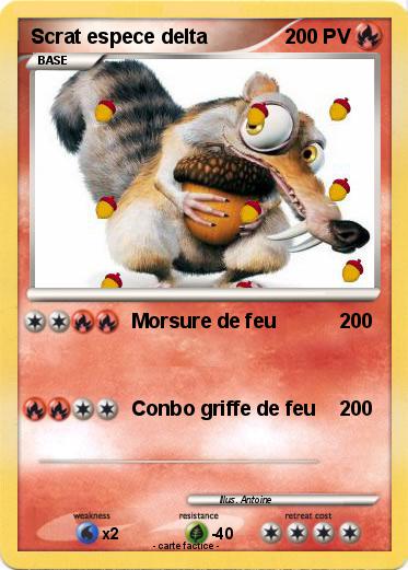Pokemon Scrat espece delta