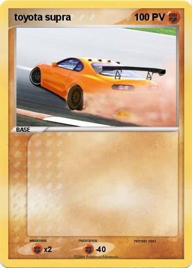 Pokemon toyota supra