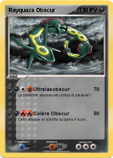 Pokemon Rayquaza Obscur