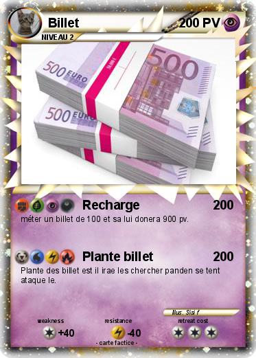 Pokemon Billet