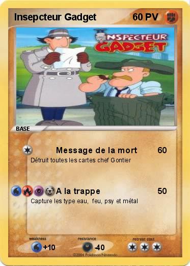 Pokemon Insepcteur Gadget 