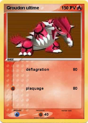 Pokemon Groudon ultime