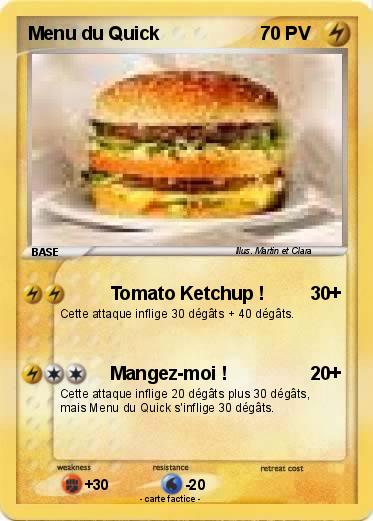Pokemon Menu du Quick