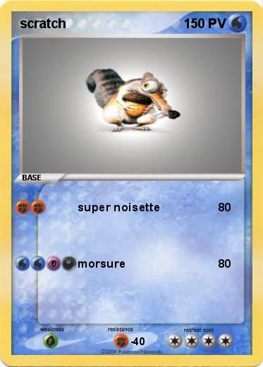 Pokemon scratch