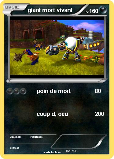 Pokemon giant mort vivant