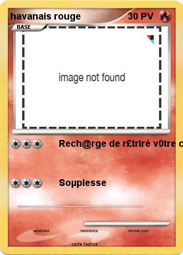 Pokemon havanais rouge