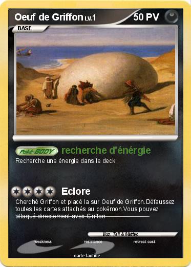 Pokemon Oeuf de Griffon