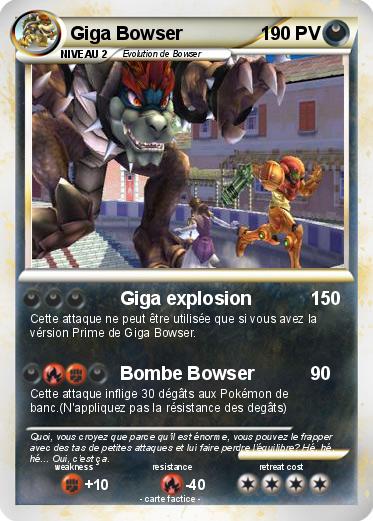 Pokemon Giga Bowser