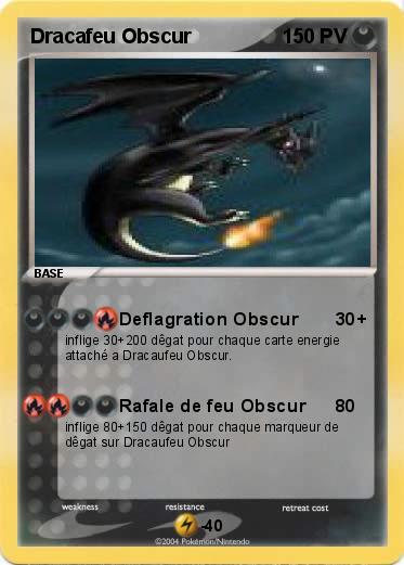 Pokemon Dracafeu Obscur