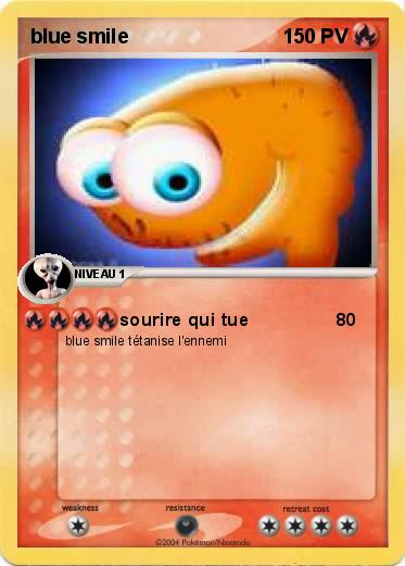 Pokemon blue smile