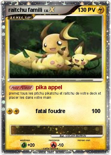 Pokemon raitchu famili