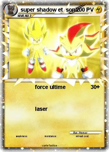 Pokemon super shadow et  sonic