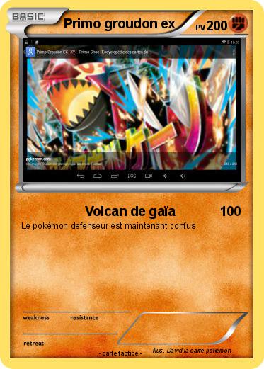 Pokemon Primo groudon ex