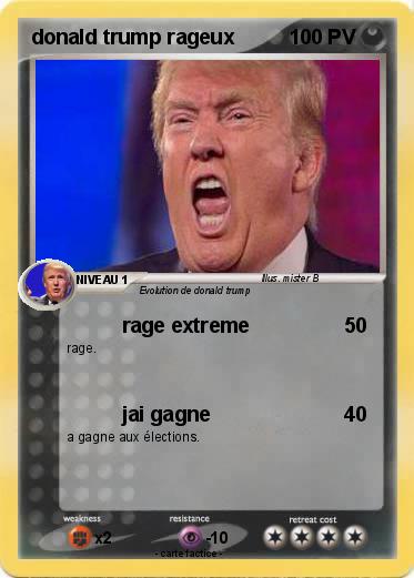Pokemon donald trump rageux