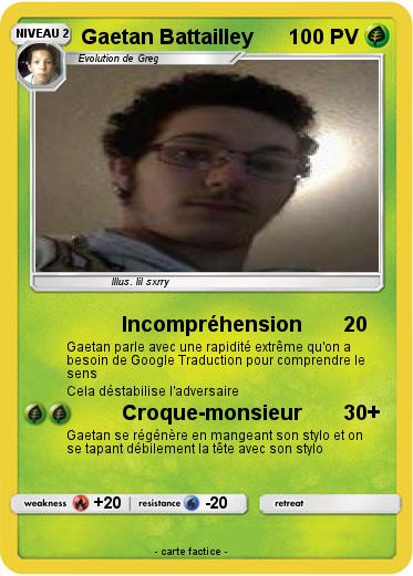 Pokemon Gaetan Battailley
