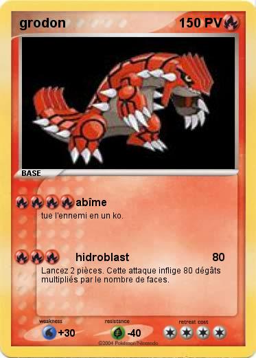 Pokemon grodon