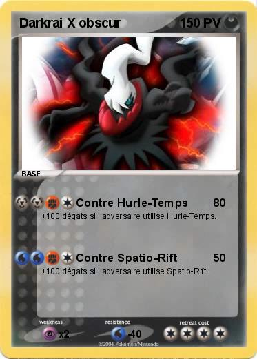 Pokemon Darkrai X obscur