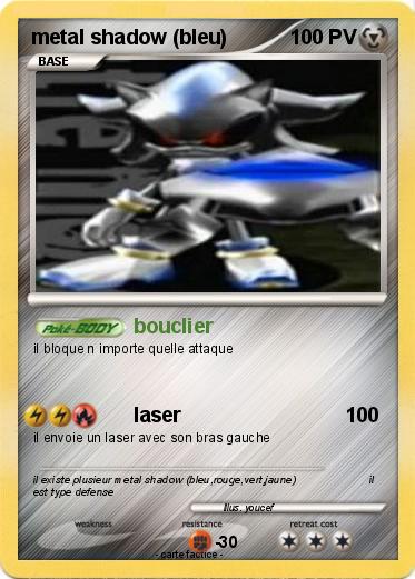 Pokemon metal shadow (bleu)