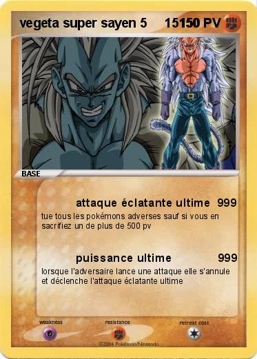 Pokemon vegeta super sayen 5     15150 