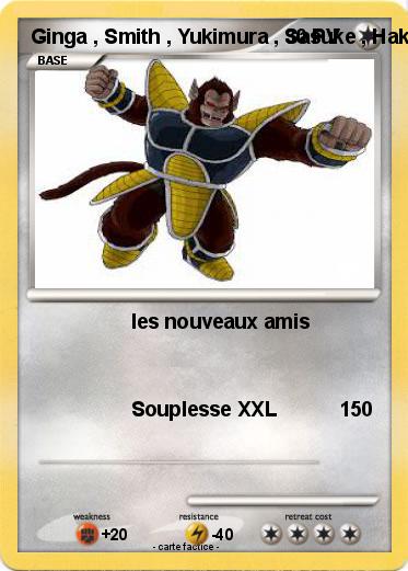 Pokemon Ginga , Smith , Yukimura , Sasuke , Hakuro , Masha , G.B , Fiacre , Renaud , Eliot , John, Jérôme , Damien , Jude , Alain , Herman , blanco , Héléne , Zaza ,Dimitri , Moss , Denis , Xavier , Matt , Joseph , Thécle , Rosalise