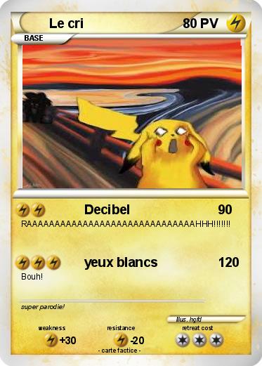 Pokemon Le cri