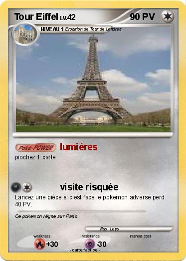 Pokemon Tour Eiffel