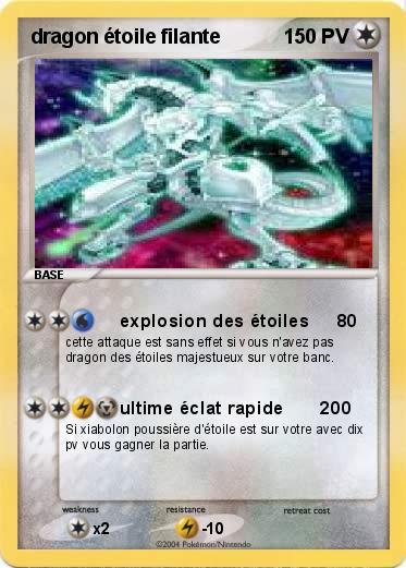Pokemon dragon étoile filante