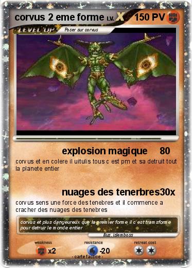 Pokemon corvus 2 eme forme