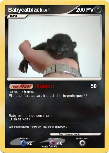 Pokemon Babycatblack